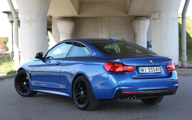 BMW Seria 4 cena 99900 przebieg: 42900, rok produkcji 2014 z Warszawa małe 407